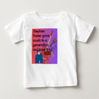 Camiseta Para Bebê  T-shirt Stephen foster