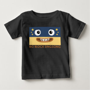 Camiseta Para Bebê T-shirt super do bebê de BBSS Duper