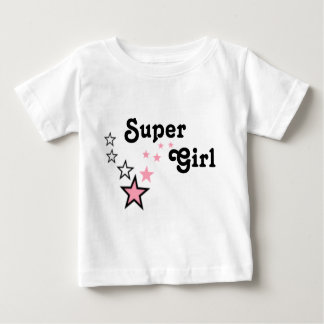 Camiseta Para Bebê T-Shirt "Super Girl"