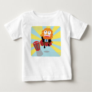 Camiseta Para Bebê T-shirt Super Monster