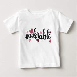 Camiseta Para Bebê T-Shirt Trendy e Adorável
