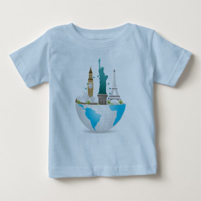 Camiseta Para Bebê T-Shirts Baby (Frente)