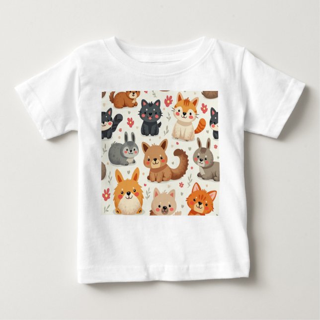 Camiseta Para Bebê t-shirts de bebês (Frente)