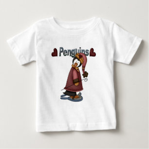 Camiseta Para Bebê T-shirts e presentes de pinguim-neve