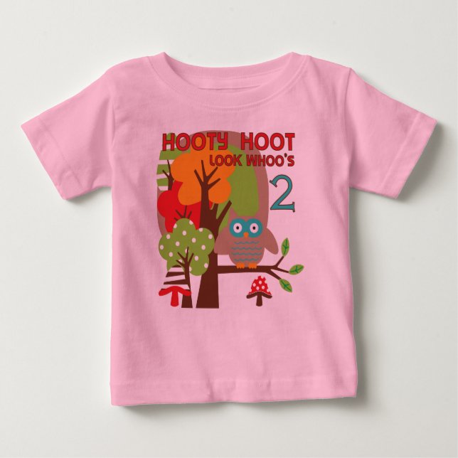Camiseta Para Bebê T-shirts e presentes de segundo aniversário (Frente)