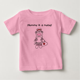 Camiseta Para Bebê T-shirts e presentes para Mamães de macacos-meias
