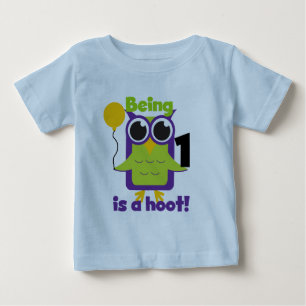 Camiseta Para Bebê T-shirts e primeiros aniversarios de Hoot Owl