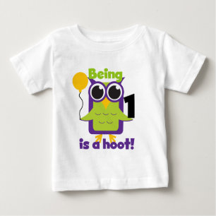 Camiseta Para Bebê T-shirts e primeiros aniversarios de Hoot Owl