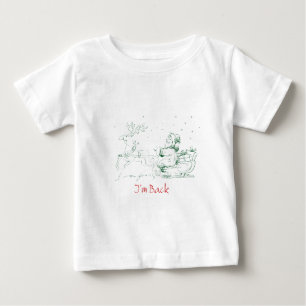 Camiseta Para Bebê T-shirts engraçadas de Natal