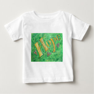 Camiseta Para Bebê T-Shirts Personalizadas Inspiracionais de Arte Wor