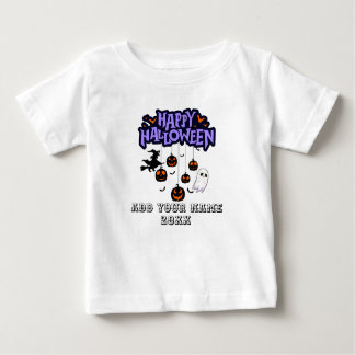 Camiseta Para Bebê t-shirts temáticas de halloween para crianças