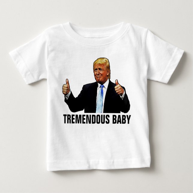 CAMISETA PARA BEBÊ T-SHIRTS TREMENDO BEBÊ (Frente)