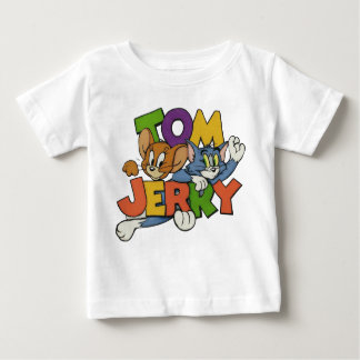 Camiseta Para Bebê T-ShirtT-Shirt do Tom & Jerry Kids