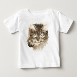 Camiseta Para Bebê tabby_cat