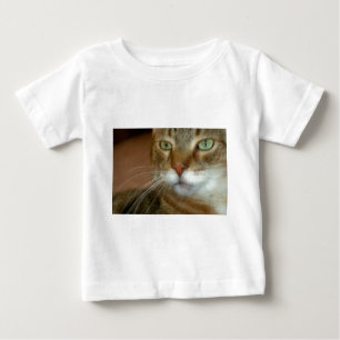 Camiseta Para Bebê Tabby Cat Love