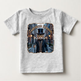Camiseta Para Bebê Tabbynezer Scrooge Photographic – Tabby Scrooge
