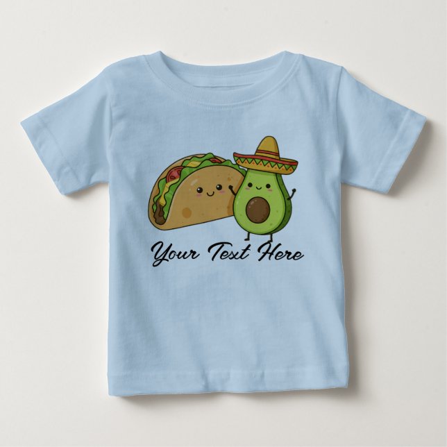 Camiseta Para Bebê Taco de Fofura  (Frente)