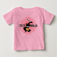 Taco Ninja Design - Baby Fine Jersey T Shirt