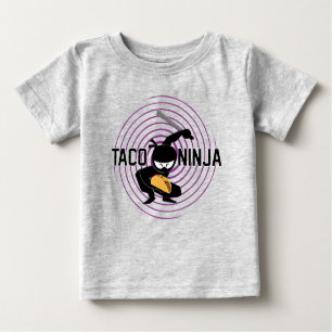 Camiseta Para Bebê Taco Ninja Design - Baby Fine Jersey T Shirt