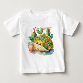 Camiseta Para Bebê Taco sobre Bebê Cute Nova Oferta de Bebê Fiesta