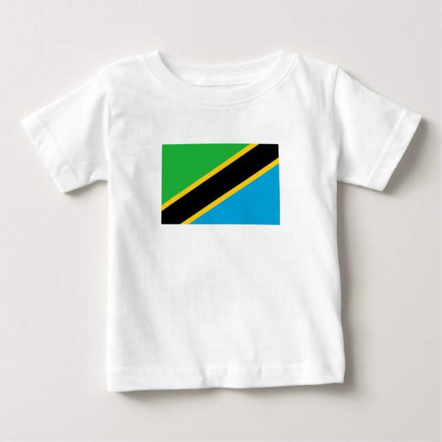 Camiseta Para Bebê Tanzânia (Frente)