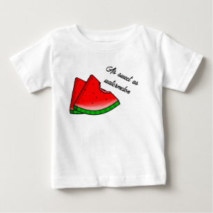 Camiseta Para Bebê Tão Doce Como Uma Camiseta De Bebê De Melancia
