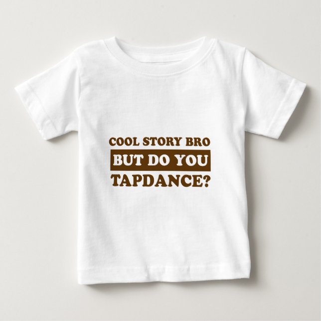 Camiseta Para Bebê tapdance a dança (Frente)