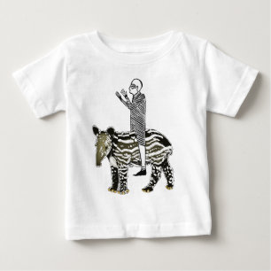 Camiseta Para Bebê Tapir do em do passeio