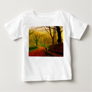 Camiseta Para Bebê Tarde de novembro Stapleton Park Grimshaw