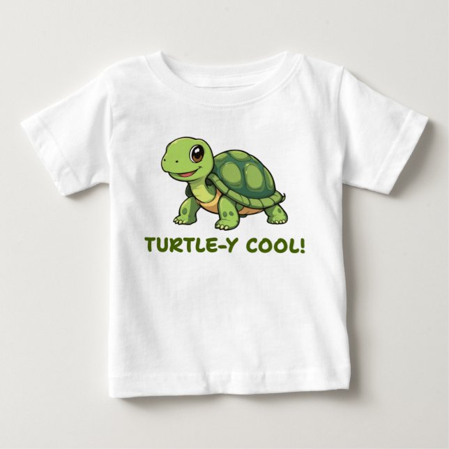 Camiseta Para Bebê Tartaruga (Frente)