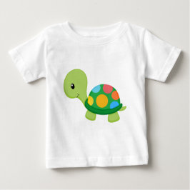 Camiseta Para Bebê Tartaruga