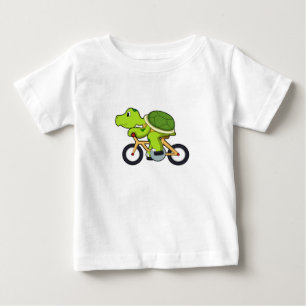Camiseta Para Bebê Tartaruga com Bicicleta.PNG