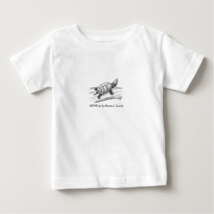 Camiseta Para Bebê Tartaruga da criança T/Stinkpot