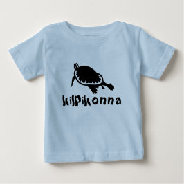 Camiseta Para Bebê Tartaruga finlandesa