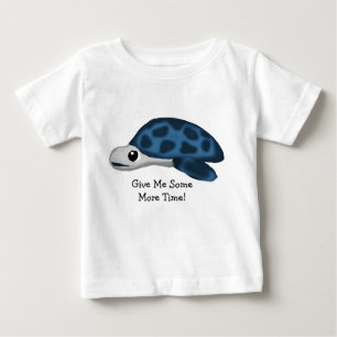 Camiseta Para Bebê Tartaruga Mais Algum Tempo