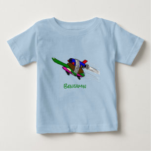 Camiseta Para Bebê Tartaruga voadora