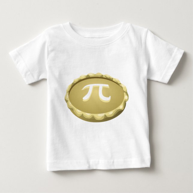 Camiseta Para Bebê tarte de pi-dia feliz (Frente)