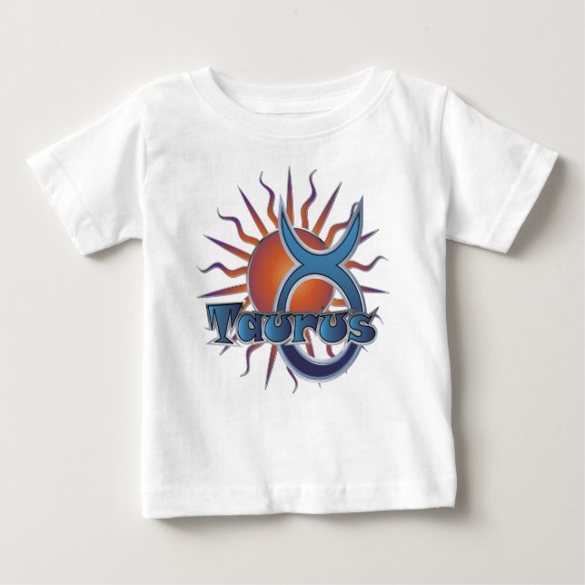Camiseta Para Bebê Taurus (Frente)