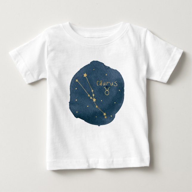 Camiseta Para Bebê Taurus (Frente)