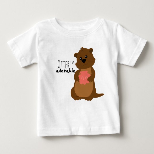Camiseta Para Bebê Tchau-de-ouro doce (Frente)