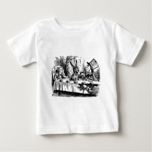 Camiseta Para Bebê Tea party louco