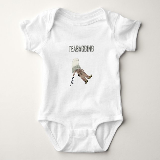Camiseta Para Bebê TeaBagging (Frente)