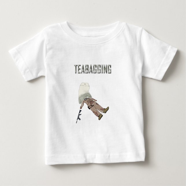 Camiseta Para Bebê TeaBagging (Frente)