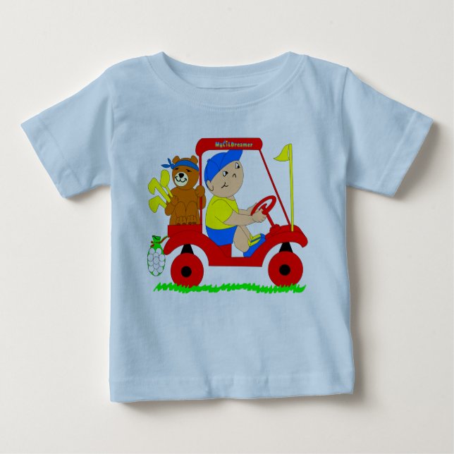 Camiseta Para Bebê tecido de golfe (Frente)