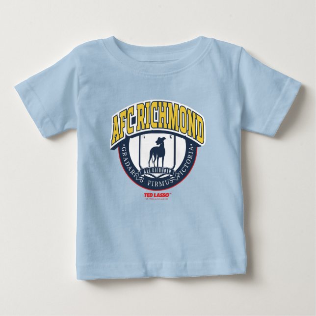 Camiseta Para Bebê Ted Lasso | AFC Richmond Crachá do círculo atlétic (Frente)
