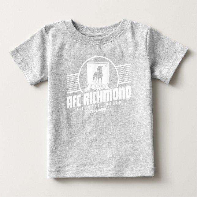 Camiseta Para Bebê Ted Lasso | AFC Richmond - Gráfico de distribuição (Frente)