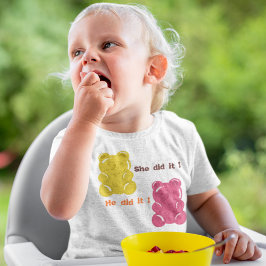 Camiseta Para Bebê Teddy Bear Cartoon