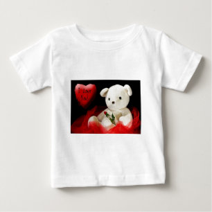 Camiseta Para Bebê Teddy Bear Love