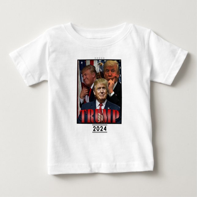 Camiseta Para Bebê Tee bebê das eleições de 2024 (Frente)