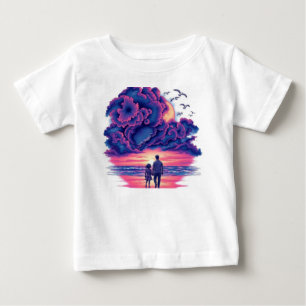 Camiseta Para Bebê "Tee do Bebê da Família Magical"